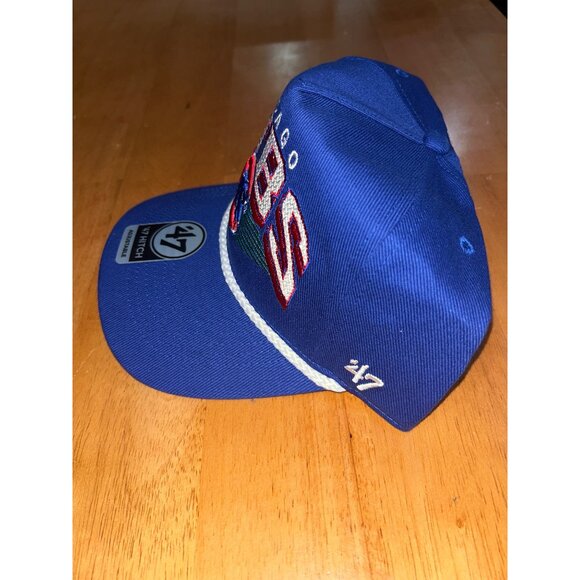 NEW Chicago Cubs '47 Hitch Adjustable Blue Rope Baseball Cap MSRP $44.99 - Picture 2 of 4